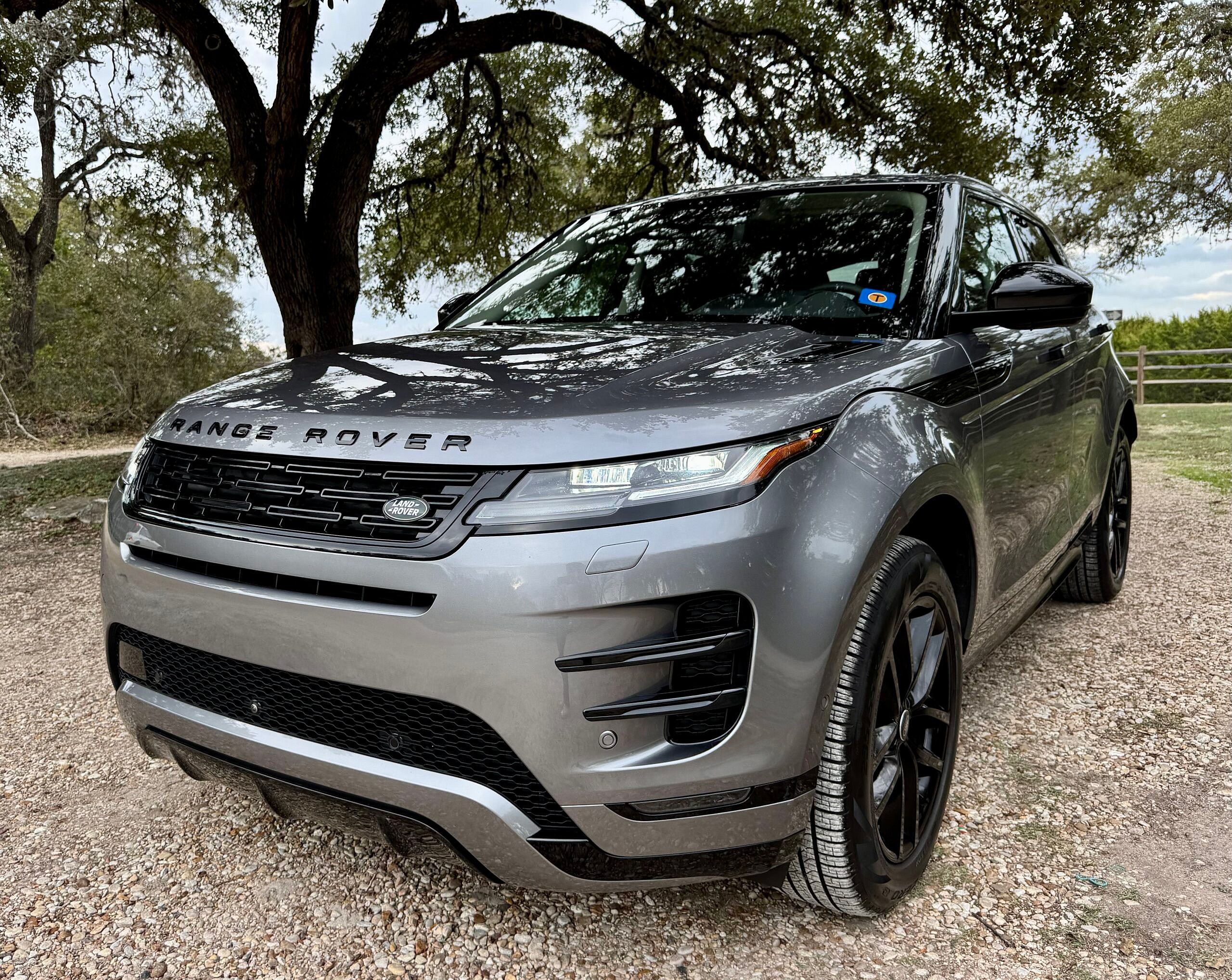 The Front End Of The 2025 Range Rover Evoque