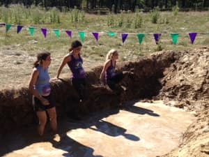Jumping Into A Muddy Trench