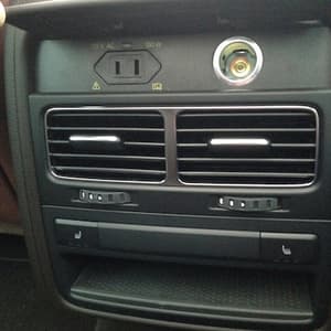 2014 Volkswagen Touareg TDI: Plush and Strong, With A Sweet Secret 5 Rear Passengers Have A Choice For Charging; And They Can Turn On Seat Heaters, Too