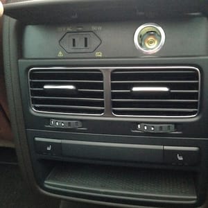 2014 Volkswagen Touareg TDI: Plush and Strong, With A Sweet Secret 5 Rear Passengers Have A Choice For Charging; And They Can Turn On Seat Heaters, Too