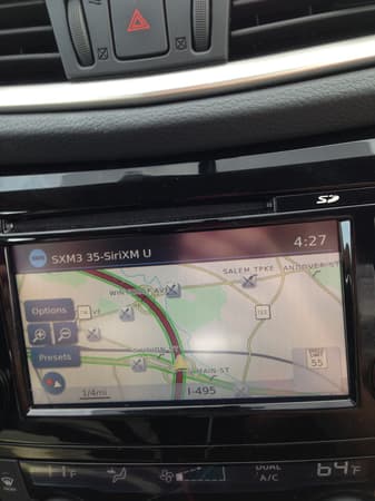 Nissan Rogue Navigation Screen