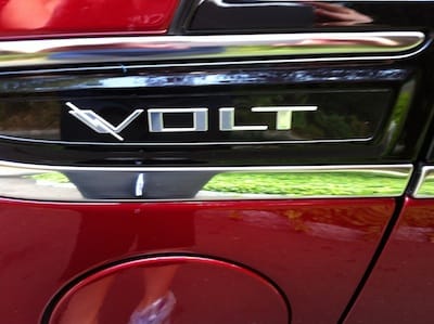A Girls Guide To Cars | Chevy Volt: A Hybrid Electric Muscle Car? Why, Yes! - Volt Logo2