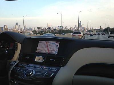 The Infiniti'S Gps Made Finding Our Way Easy