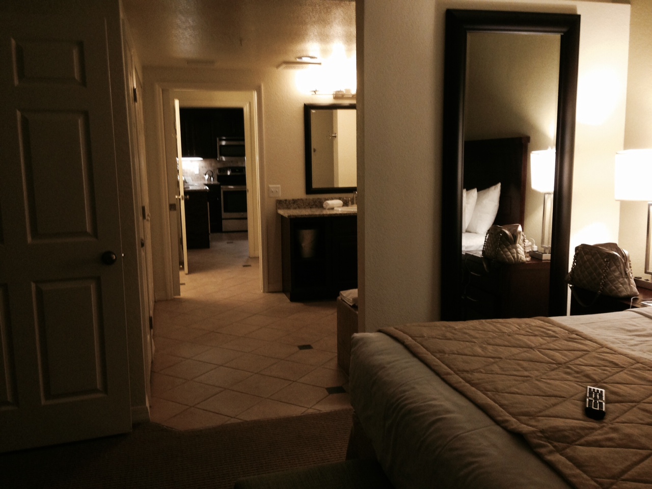 The Master Bedroom And Bathroom At Mystic Dunes