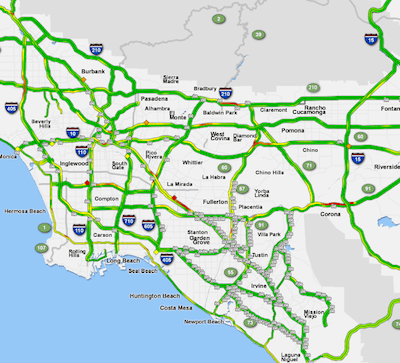 A Girls Guide To Cars | What We Love About California: Tackling Traffic With Technology - La Traffic Map