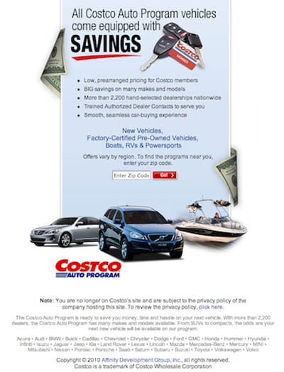 Costco car buying hot sale
