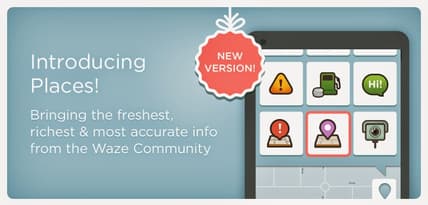 New Version Of Waze App Including The Places Functionality