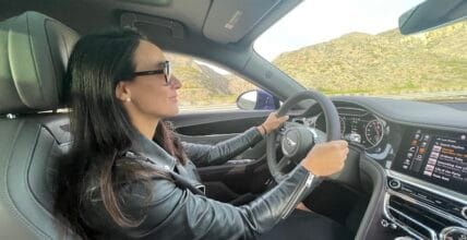 A Girls Guide To Cars | Serenity And Sustainability With The Bentley 2022 Flying Spur Hybrid - Jaclyn Driving