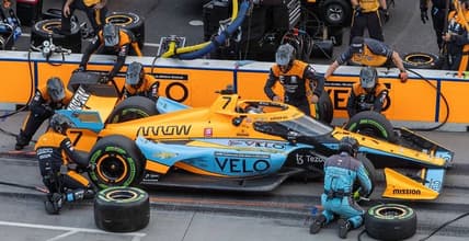 Bridgestone Guayule Tires In Action On The Track.