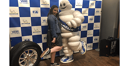 A Girls Guide To Cars | Michelin Is Getting Teens To Talk About Tire Tread, With A Little Help From Vans - Cameron And Michelin Man Featured Image