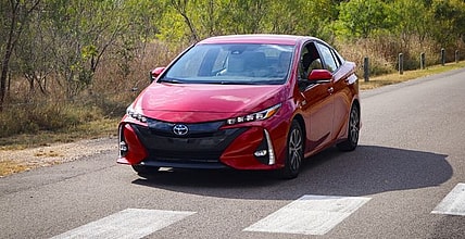 Red 2023 Toyota Prius Prime