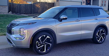 Mitsubishi Outlander Driver Side Exterior. Photo: Diana Rowe