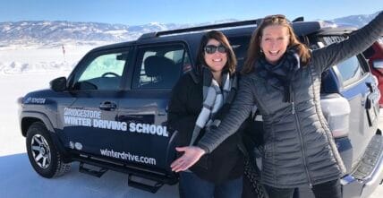 Drive In Snow Bridgestone Toyota Winter Driving School