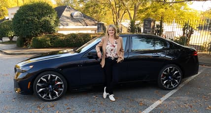 Me With The 2024 Bmw I5 Bmw 5 Series Sedan