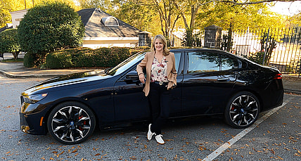 Me With The 2024 Bmw I5 Bmw 5 Series Sedan