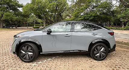 A Side View Of The Nissan Ariya