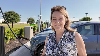 Happily Charging The Mustang Mach-E