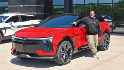 The Writer With The Chevy Blazer Ev Super Sport
