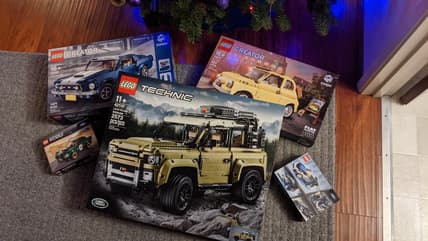 We're Obsessed With LEGO Car Kits. These are the Best to Give—Or Gift Yourself—This Holiday 2 A Load Of Lego Sets Underneath The Christmas Tree