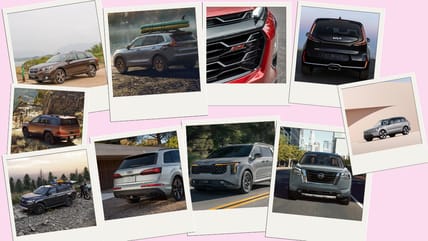 We Picked The 10 Best Suvs For Short Drivers, With The 10 Pictures As Polaroid Photos
