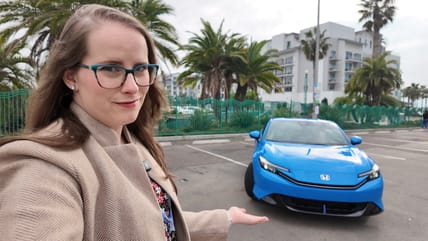 Kristen Brown Standing With The 2026 Honda Prelude