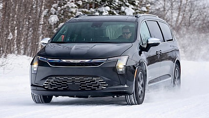 The 2027 Chrysler Pacifica Driving In Snow