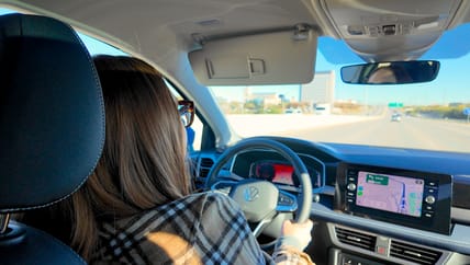 2025 Vw Taos Driving View