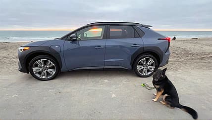 The 2024 Subaru Solterra And My Dog