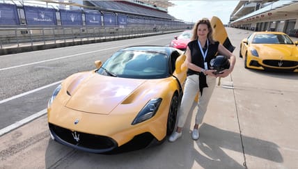 Ready To Take The Maserati Granturismo Out On The Track At Cota