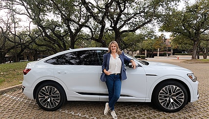 Scotty Reiss With The 2024 Audi Q8 E-Tron S Line