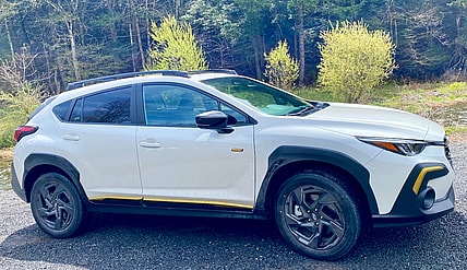 A Side View Of The 2024 Subaru Crosstrek. Photo: Teia Collier