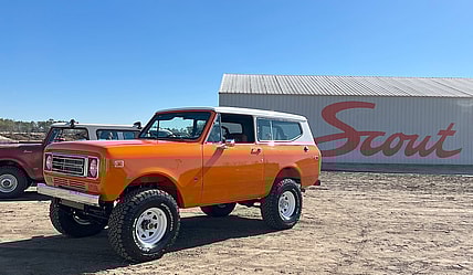A Heritage Scout Stands On The Building Site Of The New Assembly Plant.