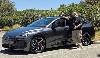 The 2025 Audi A6 e-tron, and its S6 Sport Version, Will Convince You To Give Up Your Tesla S 2 Myriam Joire With The Audi S6 E-Tron Sportback Sedan