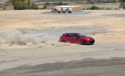 Gr Corolla With Natalie Dirt Drifting