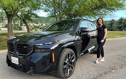The Blacked Out 2023 Bmw Xm Has An Imposing Presence. Photo By Allison Bell