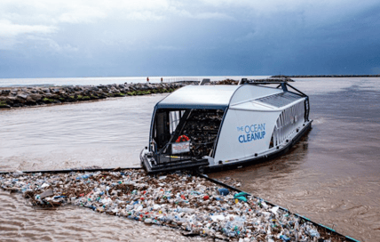Why Kia Took Me on a Boat to Look at Trash in the Ocean 3 Ocean Cleanup In Progress