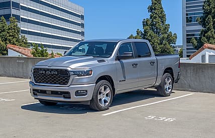 Can a Pickup Truck Make a Great Family Car? Here’s How the 2026 Ram 1500 Says, “Heck Yeah.” 1 The Front Quarter End Of The 2026 Ram 1500 Blackout Express
