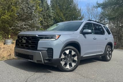 The 2026 Honda Pilot Near Trees