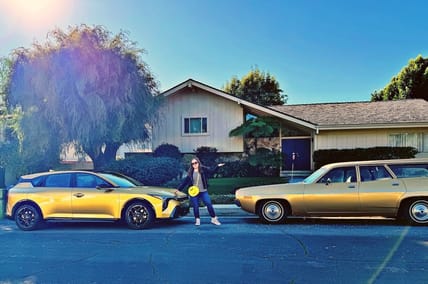 2026 Kia K4 Hatchback With The Og At The Brady Bunch House