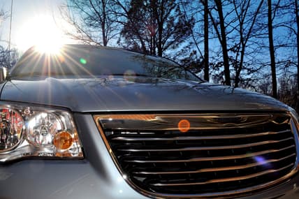 A Girls Guide To Cars | Is Three Times The Charm? Buying A New Chrysler Town &Amp; Country - Goodncrazy New Minivan Chrysler Town And Country Carissa Rogers Front Grill