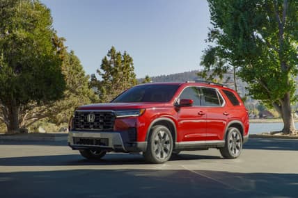 The Front End Of The 2026 Honda Pilot