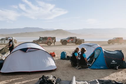 Basecamp Of The Rebelle Rally On Day 5