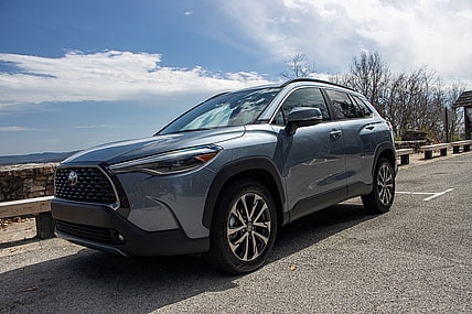 2022 Toyota Corolla Cross Front 3/4 Angle. Photo: Cameron Aubernon