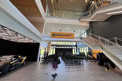 The Lobby In The New Continental Tires North American Headquarters