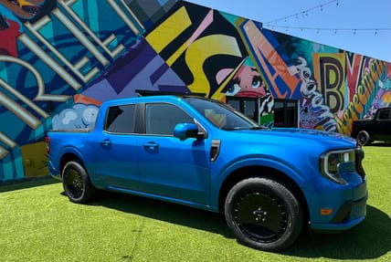 The Ford Maverick Lobo In Grabber Blue