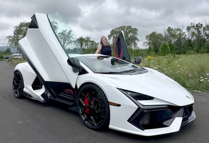 Scotty Reiss With The Lamborghini Revuelto