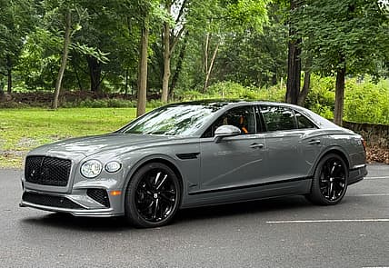 The Gray Bentley Flying Spur With Black Accents Looked And Felt Badass