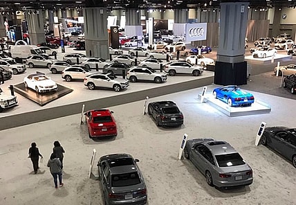 The Washington Auto Show In Dc Is Filled With Eye-Catching Displays.