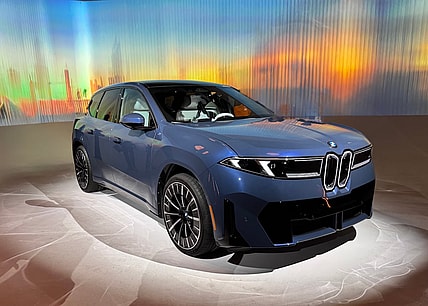 The Bmw Ix3 In Ocean Wave Blue
