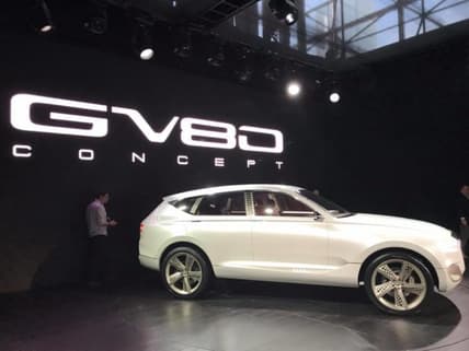 The Genesis Gv80 Is The Next Luxury Suv And Made It'S New York Auto Show Debut.